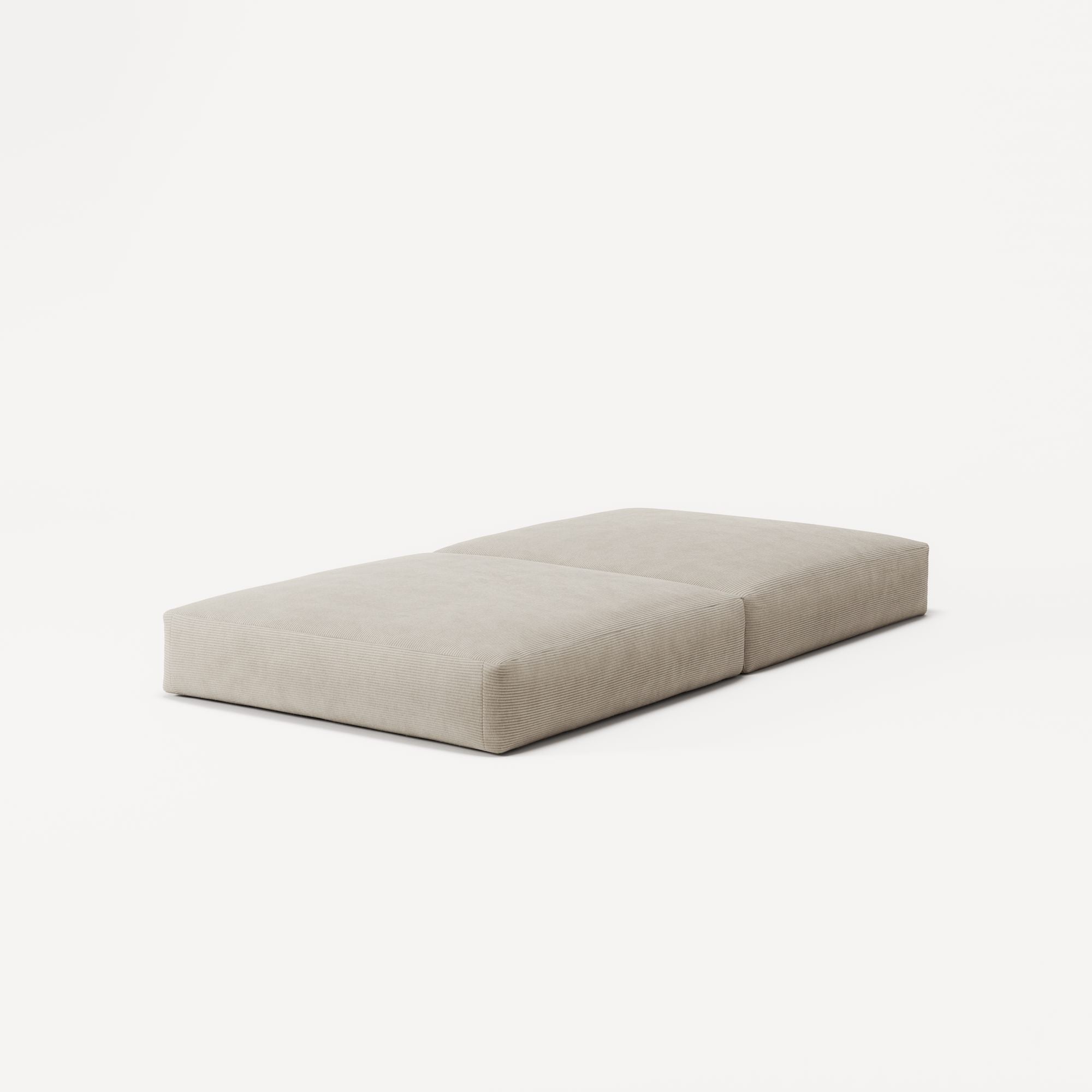 LUNA - Pouf - Corduroy Off-White