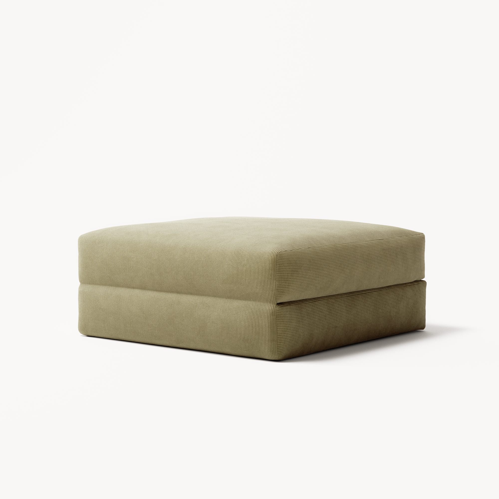 LUNA - Pouf - Corduroy Lime