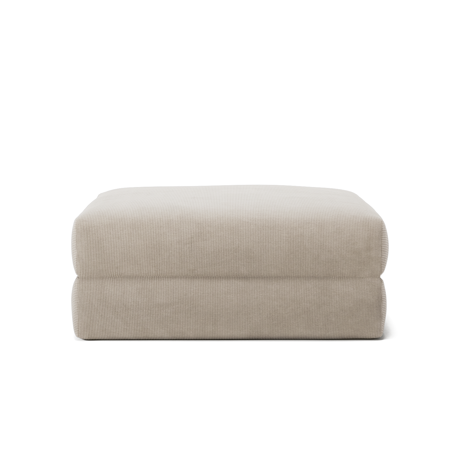LUNA - Pouf - Corduroy Pale Beige