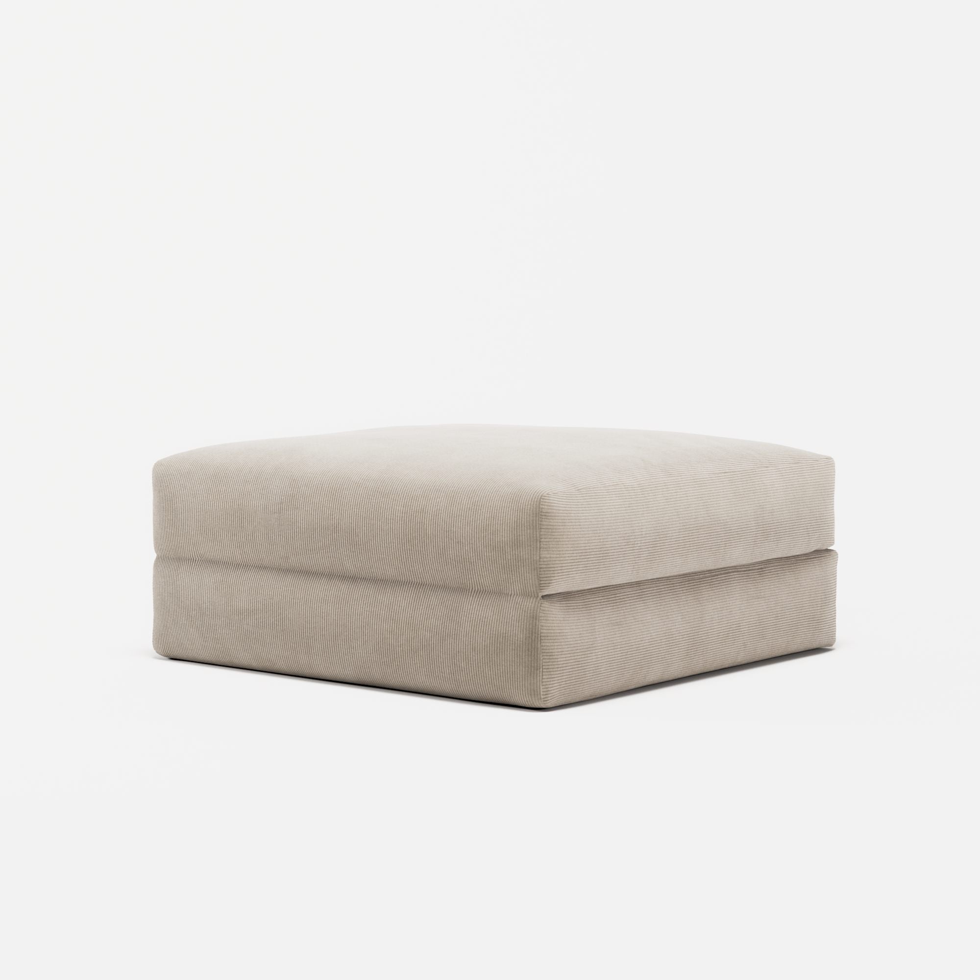 LUNA - Pouf - Corduroy Pale Beige