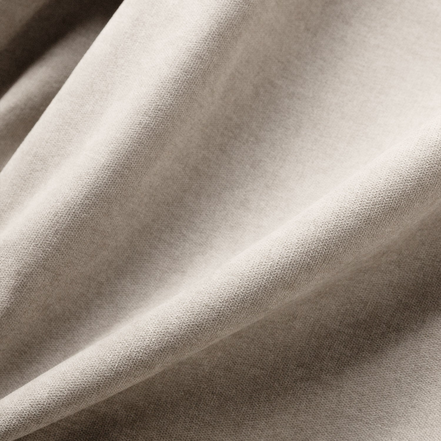 Fabric Sample Micro Chenille Grey Cream