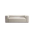 MONOLITH - 2 Seat - Micro Chenille Grey Cream