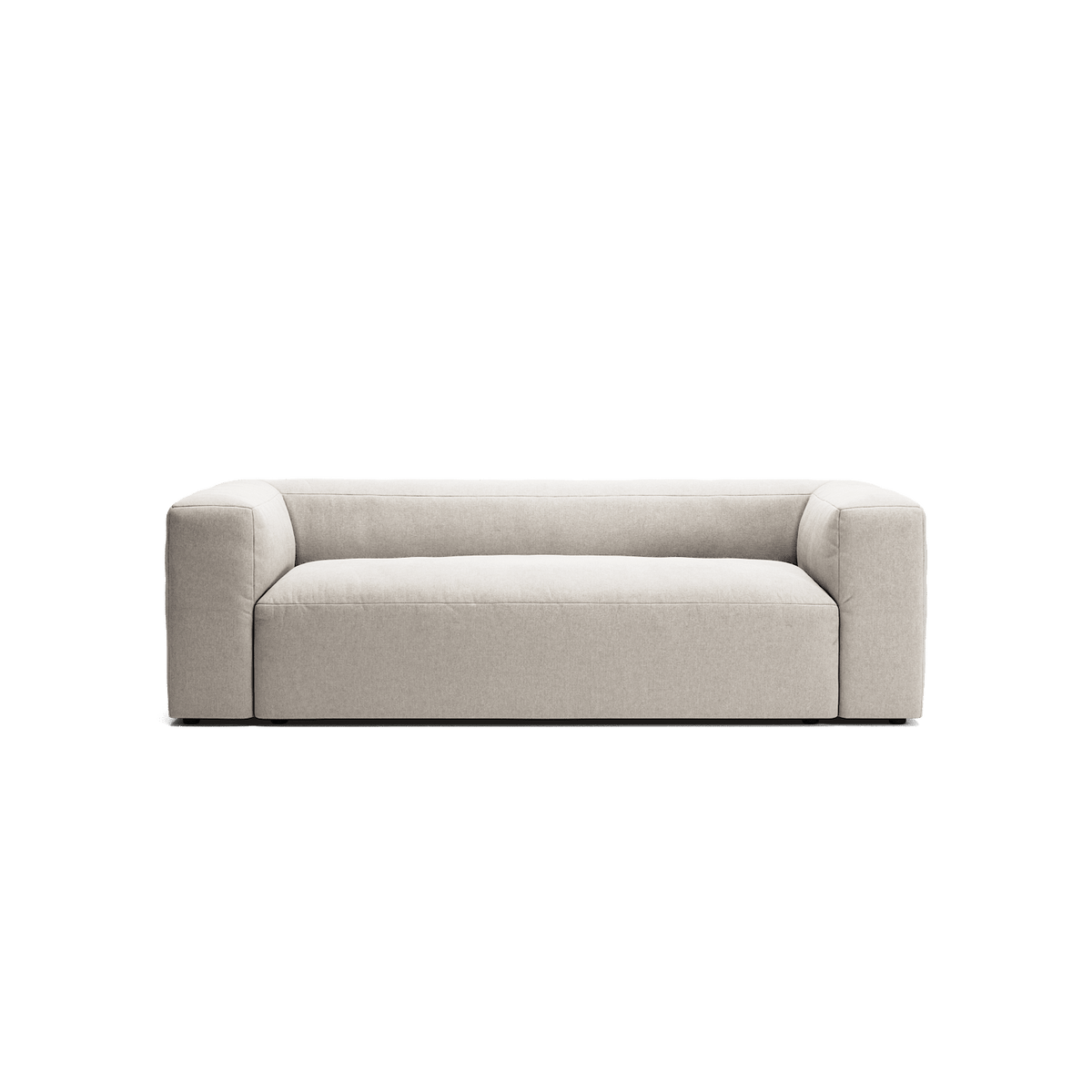MONOLITH - 2 Seat - Micro Chenille Grey Cream