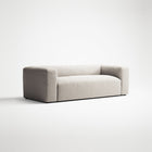 MONOLITH - 2 Seat - Micro Chenille Grey Cream