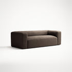 MONOLITH - 2 Seat - Glint Bouclé Dark Brown