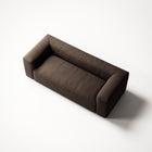 MONOLITH - 2 Seat - Glint Bouclé Dark Brown