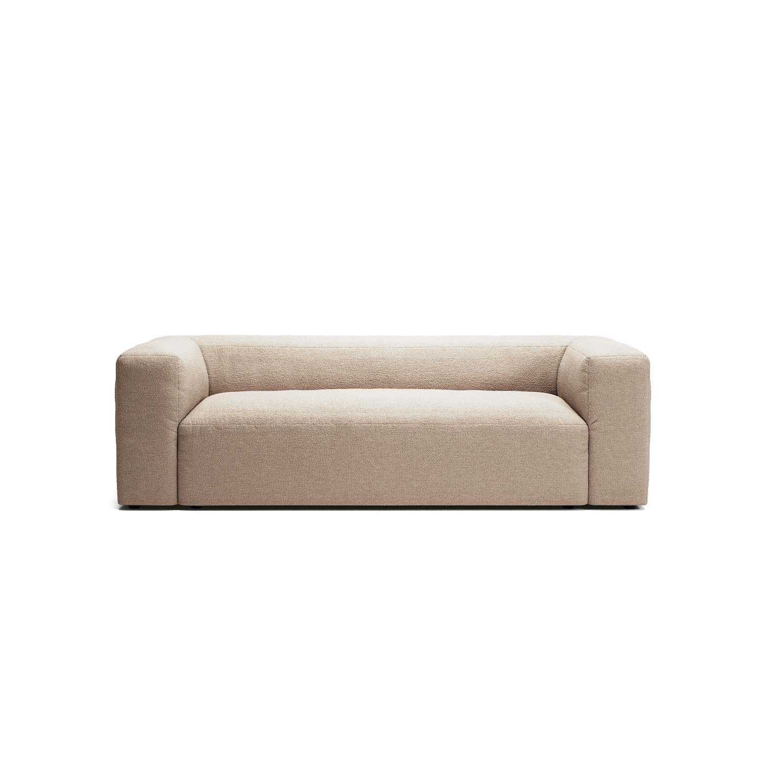 MONOLITH - 2 Seat - Glint Bouclé Chalk Pink
