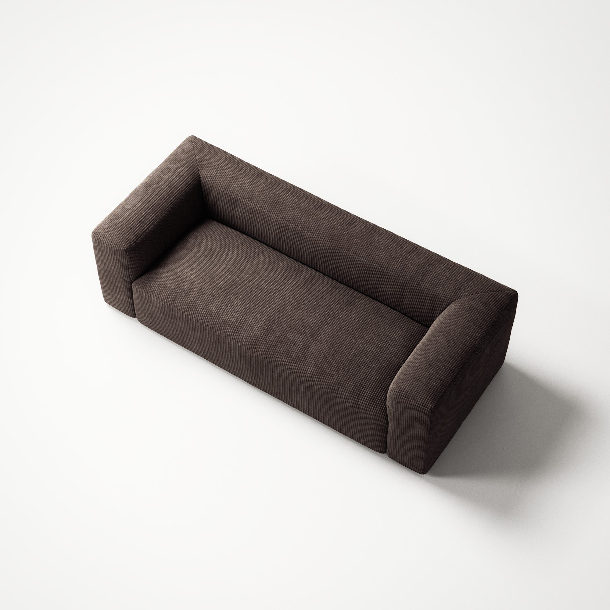 MONOLITH - 2 Seat - Bold Corduroy Dark Brown