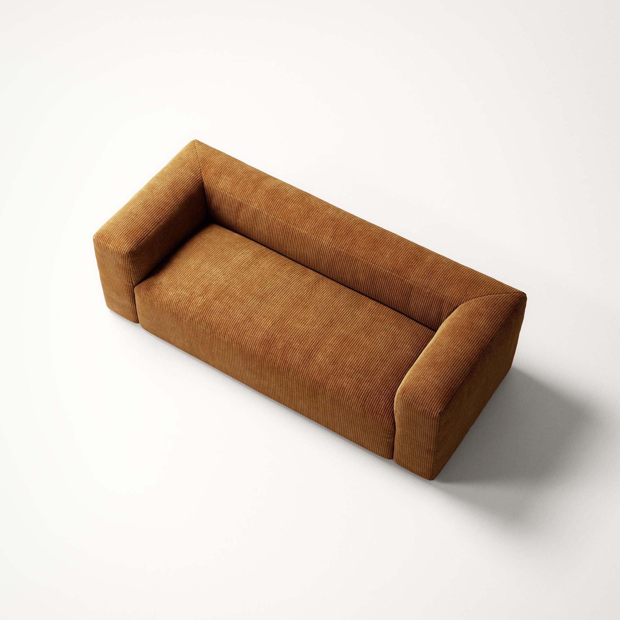 MONOLITH - 2 Seat - Bold Corduroy Burnt Orange