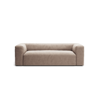 MONOLITH - 2 Seat - Soft Matte Velvet Warm Beige