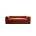 MONOLITH - 2 Seat - Soft Matte Velvet Rust Orange