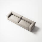 MONOLITH - 4 Seat - Micro Chenille Grey Cream