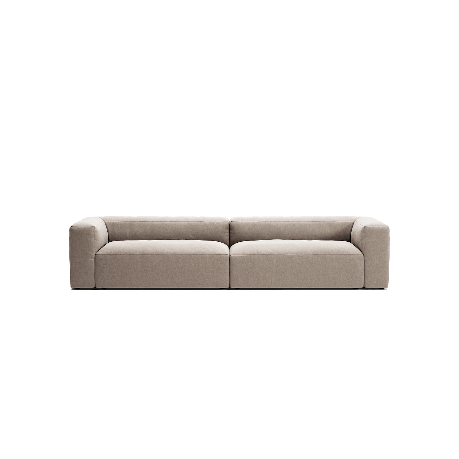 MONOLITH - 4 Seat - Micro Chenille Stone Beige