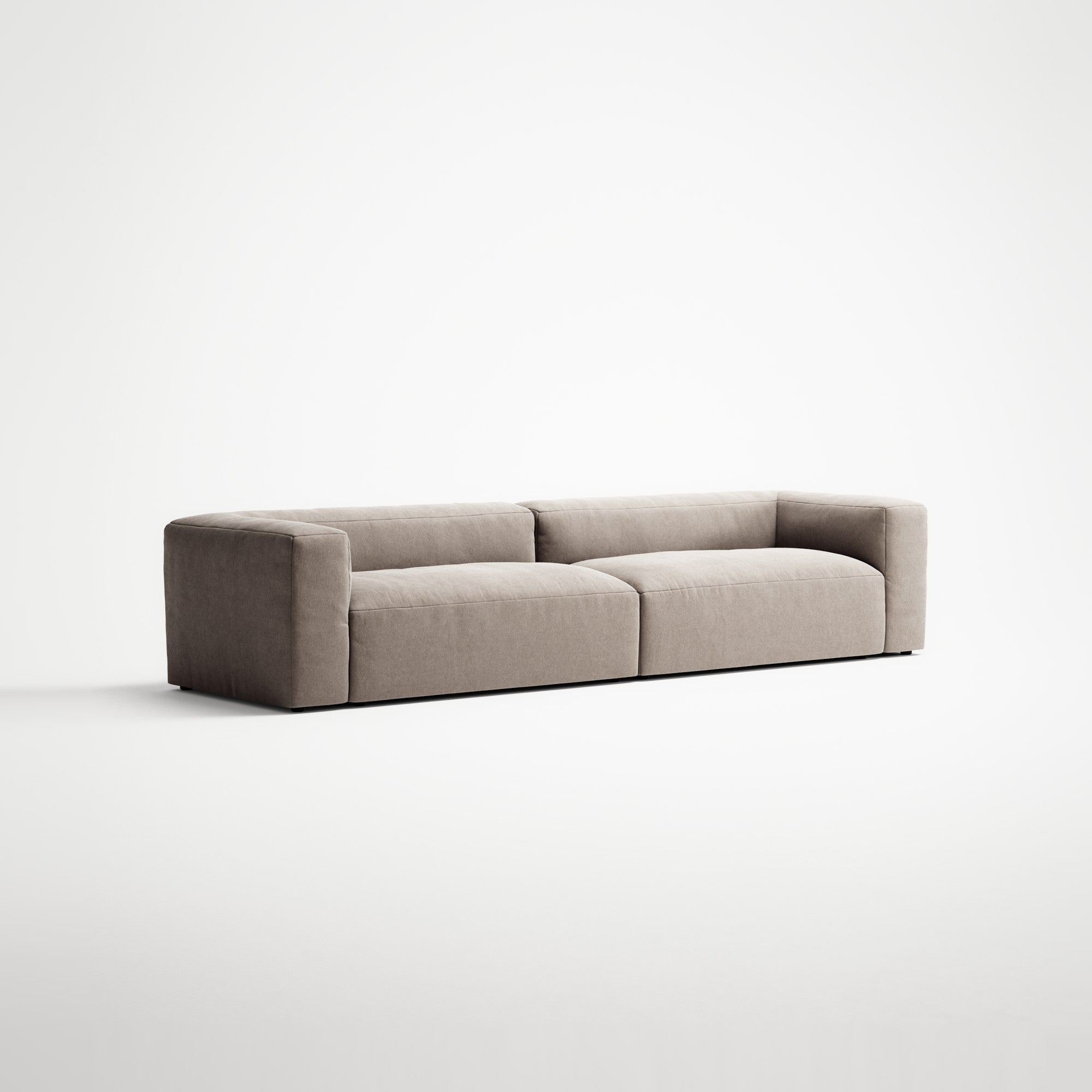 MONOLITH - 4 Seat - Micro Chenille Stone Beige