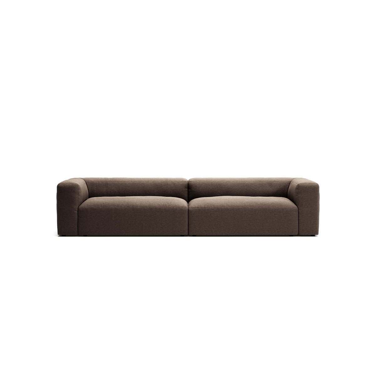 MONOLITH - 4 Seat - Glint Bouclé Dark Brown
