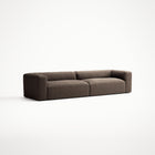 MONOLITH - 4 Seat - Glint Bouclé Dark Brown