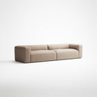 MONOLITH - 4 Seat - Glint Bouclé Chalk Pink