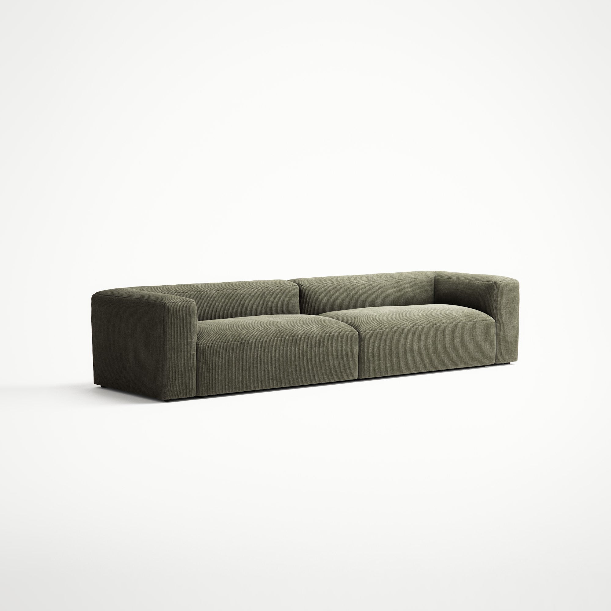 MONOLITH - 4 Seat - Bold Corduroy Moss Green