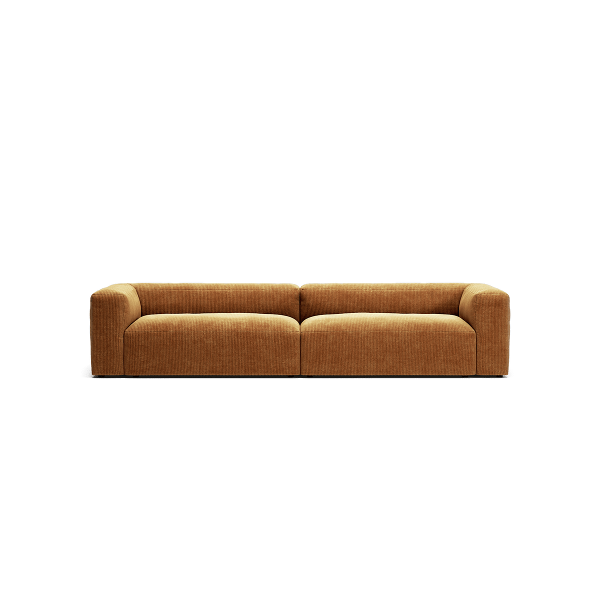 MONOLITH - 4 Seat - Bold Corduroy Burnt Orange