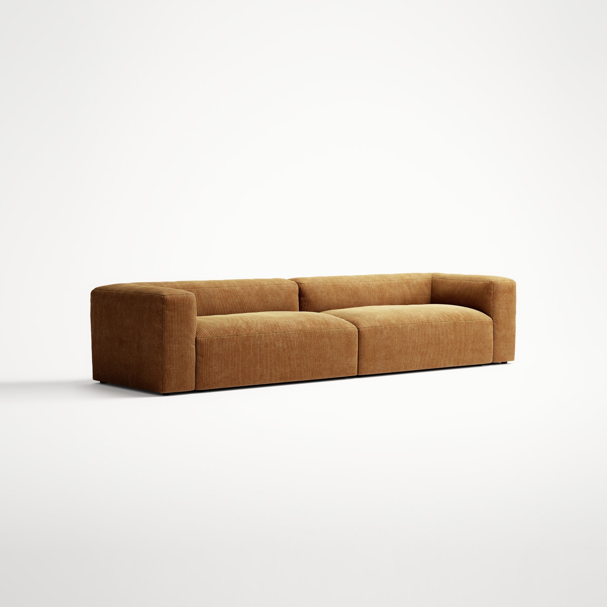 MONOLITH - 4 Seat - Bold Corduroy Burnt Orange