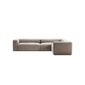 MONOLITH - 5 Seat Corner - Right - Micro Chenille Stone Beige