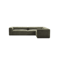 MONOLITH - 5 Seat Corner - Right - Bold Corduroy Moss Green
