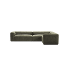 MONOLITH - 5 Seat Corner - Right - Bold Corduroy Moss Green
