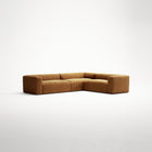 MONOLITH - 5 Seat Corner - Right - Bold Corduroy Burnt Orange