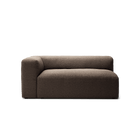 MONOLITH - 2 Seat - Left - Glint Bouclé Dark Brown