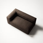 MONOLITH - 2 Seat - Left - Glint Bouclé Dark Brown