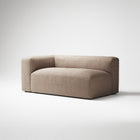 MONOLITH - 2 Seat - Left - Glint Bouclé Chalk Pink