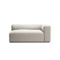MONOLITH - 2 Seat - Right - Micro Chenille Grey Cream