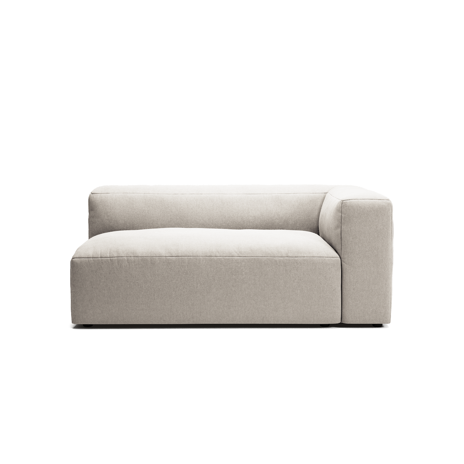 MONOLITH - 2 Seat - Right - Micro Chenille Grey Cream