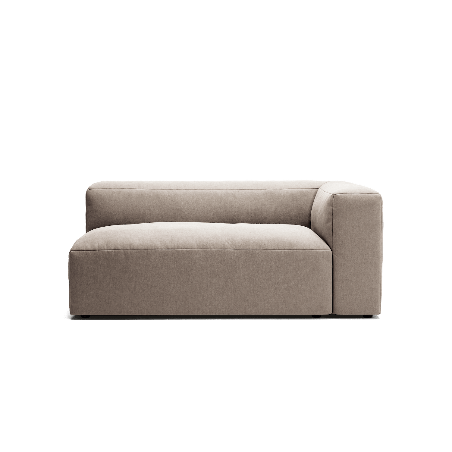 MONOLITH - 2 Seat - Right - Micro Chenille Stone Beige