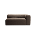 MONOLITH - 2 Seat - Right - Glint Bouclé Dark Brown
