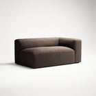 MONOLITH - 2 Seat - Right - Glint Bouclé Dark Brown