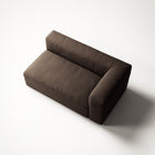MONOLITH - 2 Seat - Right - Glint Bouclé Dark Brown
