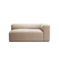MONOLITH - 2 Seat - Right - Glint Bouclé Chalk Pink