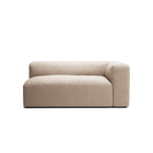 MONOLITH - 2 Seat - Right - Glint Bouclé Chalk Pink