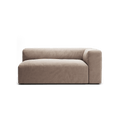 MONOLITH - 2 Seat - Right - Soft Matte Velvet Warm Beige