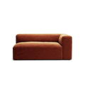 MONOLITH - 2 Seat - Right - Soft Matte Velvet Rust Orange