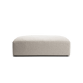MONOLITH - Pouf - Micro Chenille Grey Cream