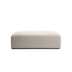 MONOLITH - Pouf - Micro Chenille Grey Cream