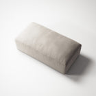 MONOLITH - Pouf - Micro Chenille Grey Cream