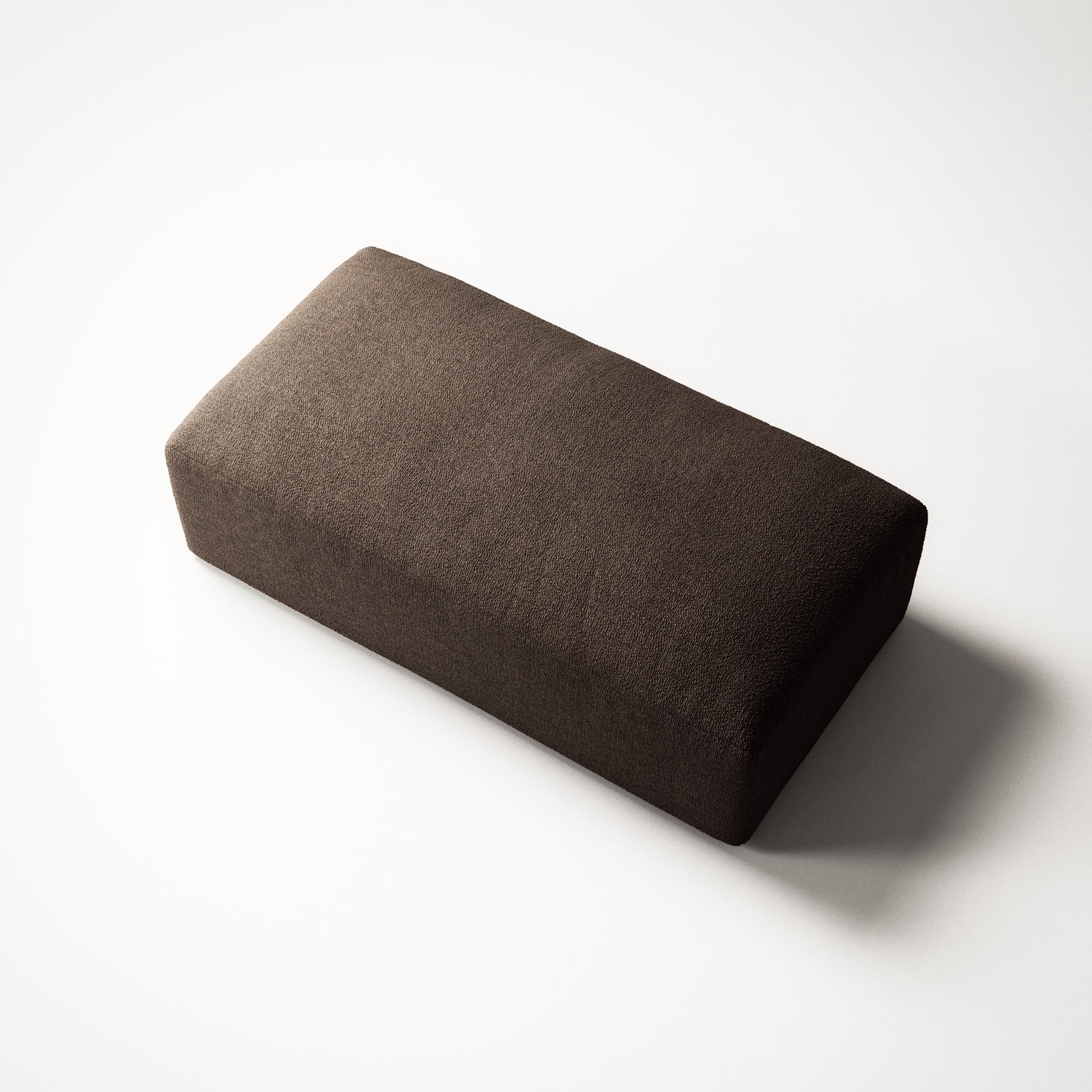 MONOLITH - Pouf - Glint Bouclé Dark Brown