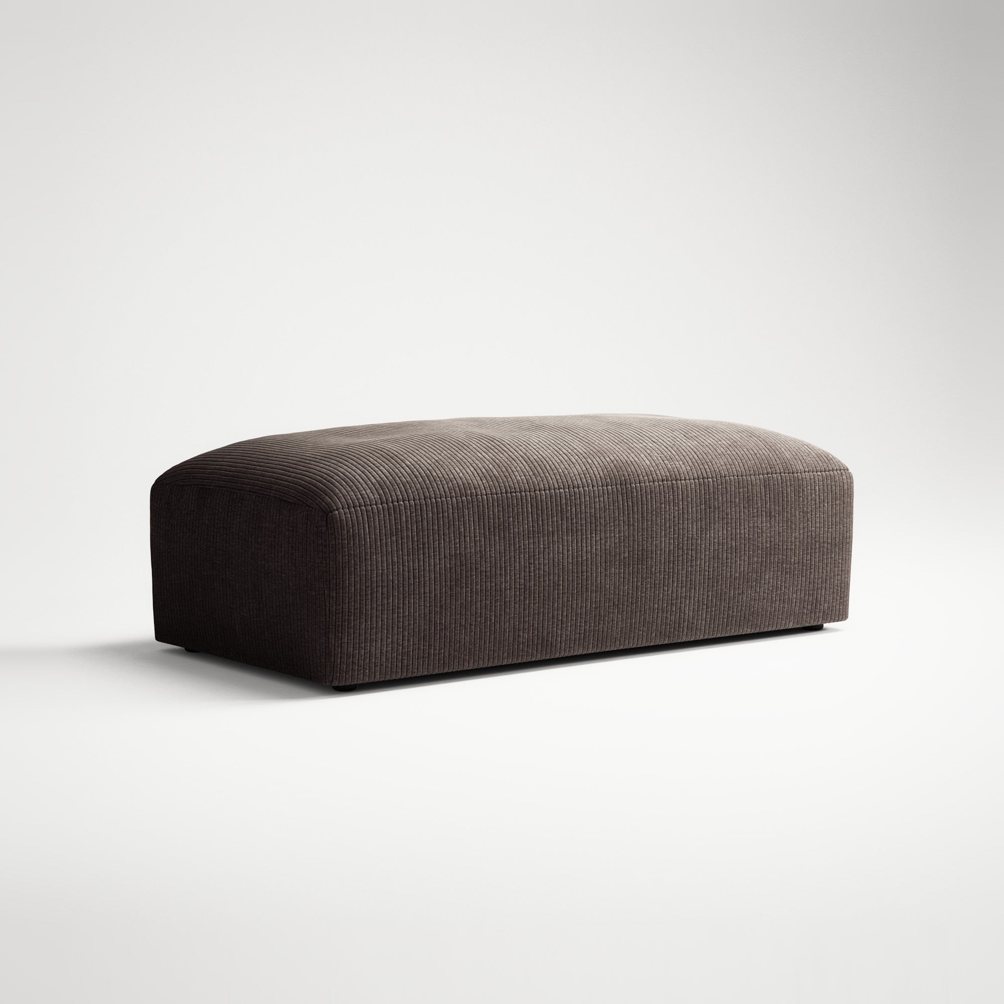 MONOLITH - Pouf - Bold Corduroy Dark Brown