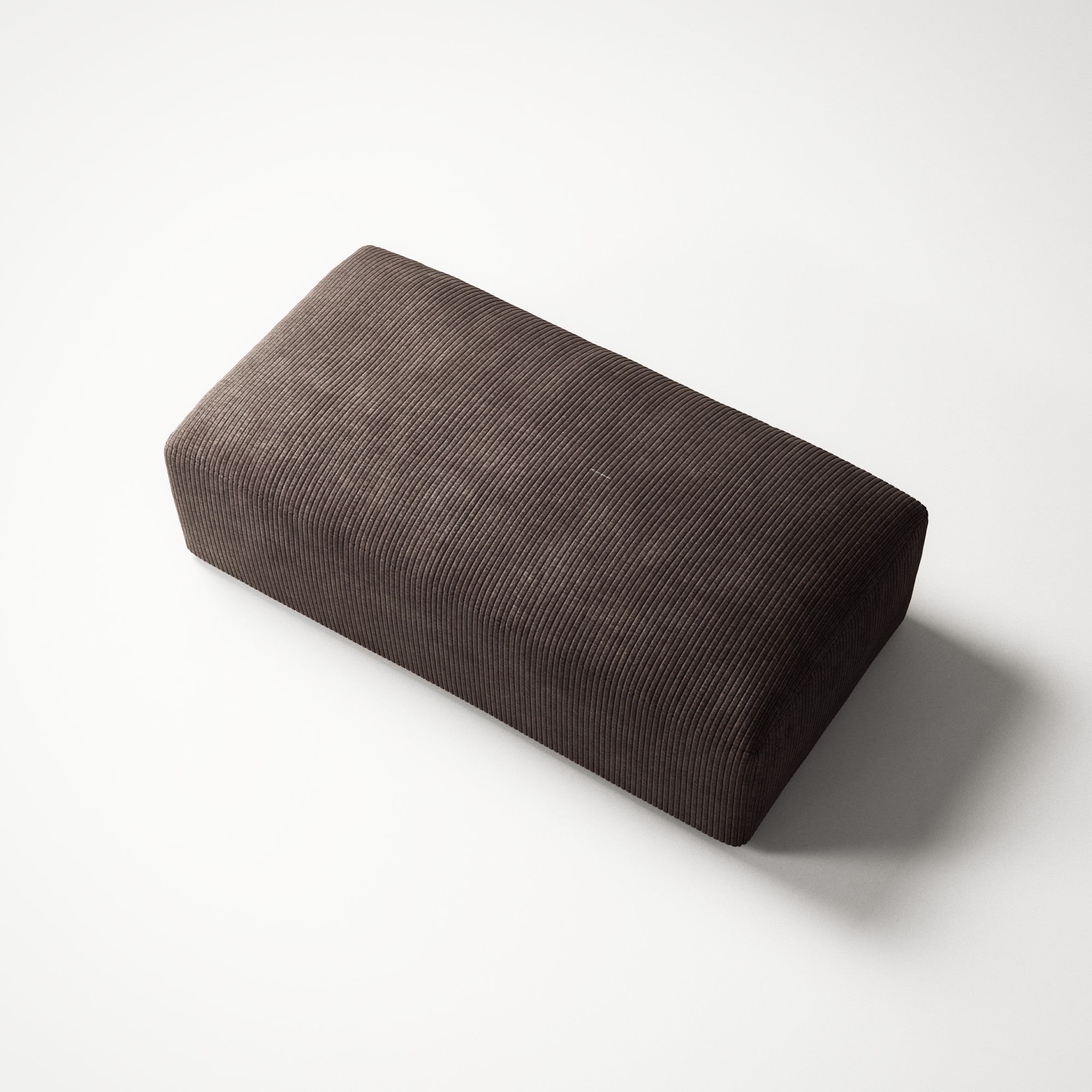 MONOLITH - Pouf - Bold Corduroy Dark Brown