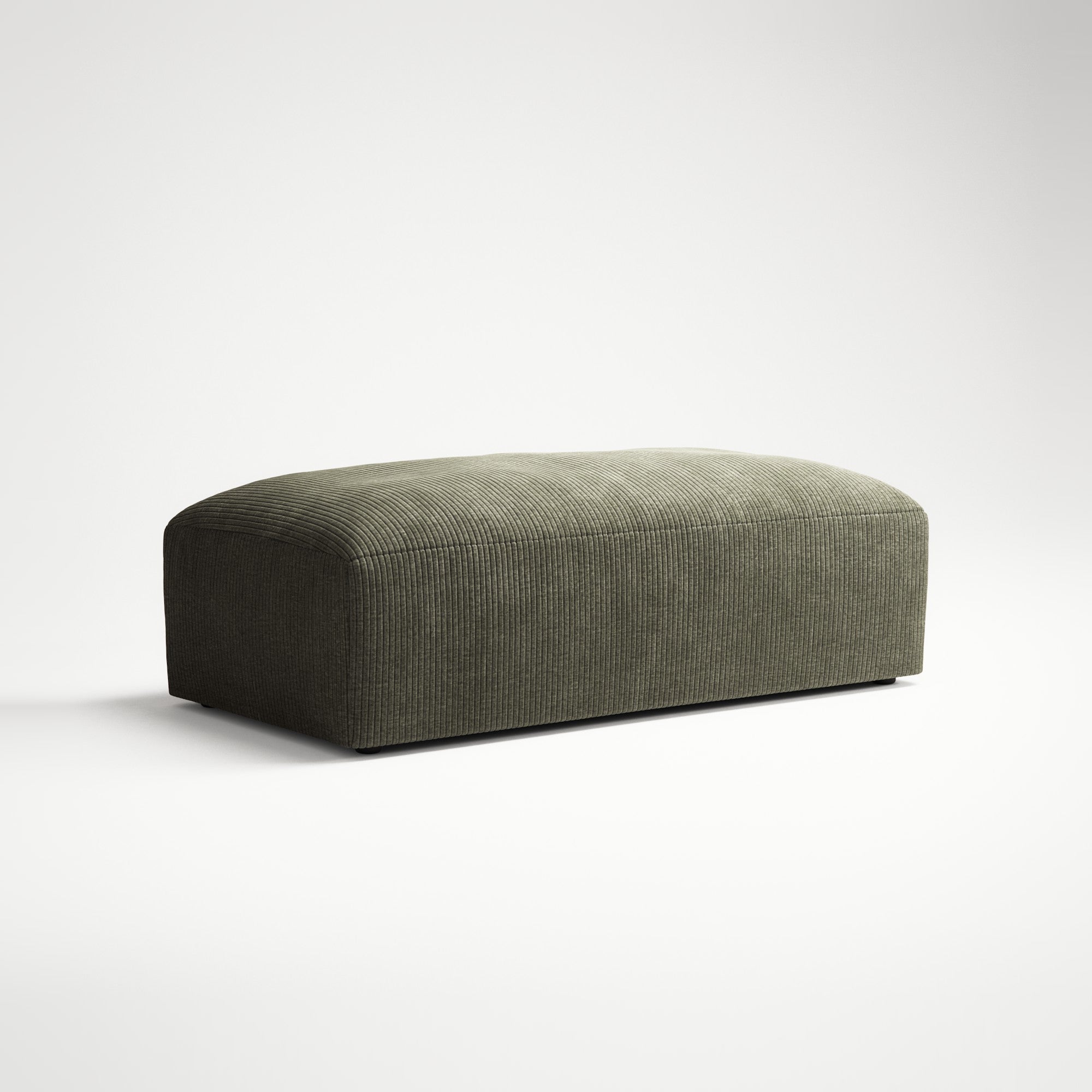 MONOLITH - Pouf - Bold Corduroy Moss Green