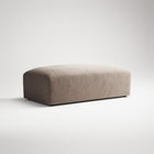 MONOLITH - Pouf - Soft Matte Velvet Warm Beige