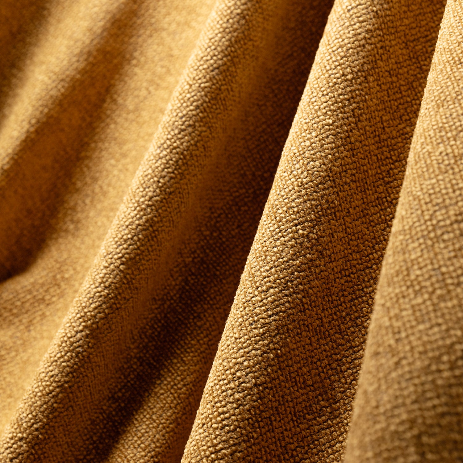 Fabric Sample Textured Chenille Golden Amber